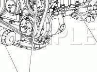 Engine Compartment Components Diagram for 2004 Jaguar S-TYPE R 4.2 V8 GAS