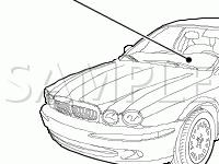 Anti-Theft Components Diagram for 2005 Jaguar X-TYPE  3.0 V6 GAS