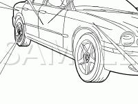 Parking Brake Components Diagram for 2007 Jaguar Super V8  4.2 V8 GAS