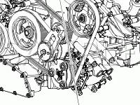 Engine Components Diagram for 2007 Jaguar XJR  4.2 V8 GAS