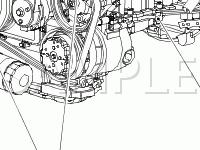 Engine Components Diagram for 2007 Jaguar XJ8  4.2 V8 GAS