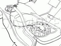 Fuel System Components Diagram for 2007 Jaguar XJ8  4.2 V8 GAS
