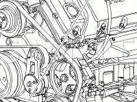 Engine  Diagram for 2008 Jaguar XJR  4.2 V8 GAS