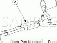 Underbody Components Diagram for 2008 Jaguar Vanden Plas  4.2 V8 GAS
