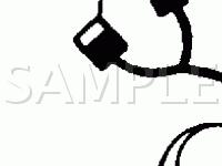Bulkhead Harness & Connectors Diagram for 1992 Jaguar Vanden Plas  4.0 L6 GAS