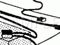 Rear Axle Harness & Connectors Ride Level Control Diagram for 1991 Jaguar XJ6 Sovereign 4.0 L6 GAS