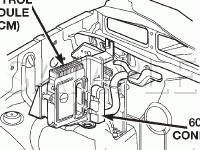 Transmission Control Module Diagram for 2002 Jeep Grand Cherokee  4.0 L6 GAS