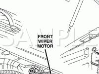 Front Wiper Motor Diagram for 2002 Jeep Liberty Limited 3.7 V6 GAS