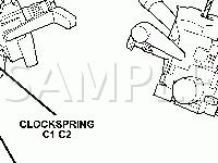 Steering Column Components Diagram for 2002 Jeep Wrangler Sport 4.0 L6 GAS