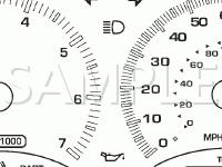Instrument Cluster Diagram for 2003 Jeep Liberty Sport 3.7 V6 GAS