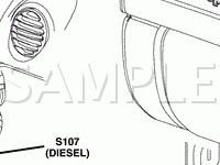 Instrument Panel Components Diagram for 2004 Jeep Liberty  3.7 V6 GAS