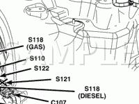Horn and Impact Sensor Diagram for 2005 Jeep Liberty Sport 2.8 L4 DIESEL