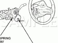 Driver Airbag Module & Clockspring Diagram for 2006 Jeep Wrangler SE 4.0 L6 GAS