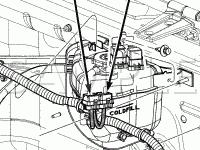 Engine Compartment Diagram for 2007 Jeep Wrangler Rubicon 3.8 V6 GAS