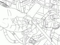 Engine Compartment Diagram for 2008 Jeep Compass Sport 2.0 L4 GAS
