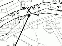 Front Body Components Diagram for 2008 Jeep Compass Sport 2.0 L4 GAS