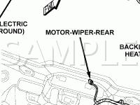 Liftgate Diagram for 2008 Jeep Compass Limited 2.4 L4 GAS