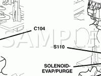 Left Side Engine Compartment Diagram for 2008 Jeep Grand Cherokee Limited 4.7 V8 FLEX