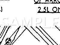 Engine Compartment Components Diagram for 1989 Jeep Cherokee Laredo 2.5 L4 GAS