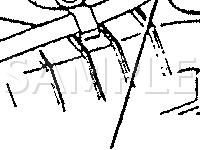 LH Side Of Engine Compartment Diagram for 1989 Jeep Grand Wagoneer  5.9 V8 GAS