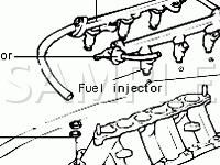 Fuel Components Diagram for 2001 KIA Optima  2.5 V6 GAS