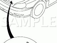 Horn Diagram for 2001 KIA RIO  1.5 L4 GAS