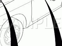 Door Lock Components Diagram for 2001 KIA Spectra  1.8 L4 GAS