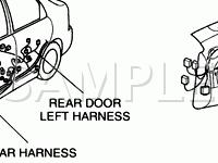 Harnesses Diagram for 2001 KIA Spectra  1.8 L4 GAS