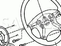 Steering Column Diagram for 2001 KIA Sportage  2.0 L4 GAS