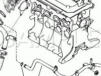 Water Pump Diagram for 2002 KIA RIO  1.5 L4 GAS