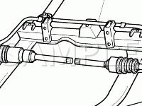 Front End Component Locations Diagram for 2002 KIA Sedona  3.5 V6 GAS