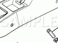 Center Console Diagram for 2002 KIA Sportage  2.0 L4 GAS
