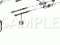 Engine Compartment Diagram for 2003 KIA Optima  2.7 V6 GAS