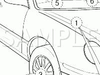 Speed Sensors Diagram for 2004 KIA Amanti  3.5 V6 GAS