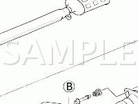 Catalytic Converter Diagram for 2004 KIA RIO  1.6 L4 GAS