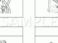 Engine Component Locations Diagram for 2004 KIA Sedona  3.5 V6 GAS