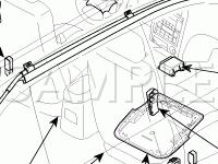 Safety Restraint Components Diagram for 2005 KIA Sportage EX 2.7 V6 GAS