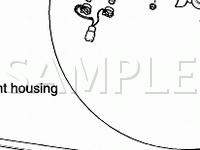 Exterior Lighting Diagram for 2006 KIA Optima LX 2.7 V6 GAS