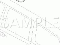 Sunroof Components Diagram for 2006 KIA Sedona LX 3.8 V6 GAS