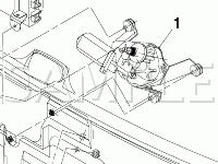 Rear Wiper/Washer Components Diagram for 2006 KIA Sorento LX 3.5 V6 GAS