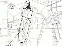 Engine Compartment Diagram for 2007 KIA Rondo EX 2.7 V6 GAS