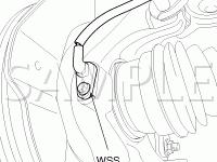 Underbody Components Diagram for 2007 KIA Rondo LX 2.7 V6 GAS