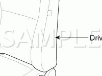 Seat Components Diagram for 2007 KIA Sorento LX 3.8 V6 GAS