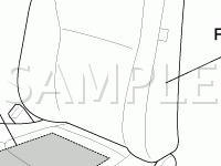 Passenger Seat Diagram for 2007 KIA SPECTRA5 SX 2.0 L4 GAS