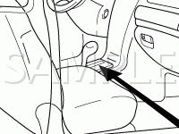 Center Console Diagram for 2008 KIA Amanti  3.8 V6 GAS