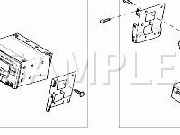 Audio Components Diagram for 2008 KIA Amanti  3.8 V6 GAS