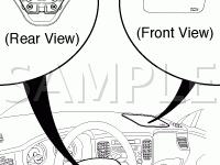 Instrument Panel Diagram for 2008 KIA RIO LX 1.6 L4 GAS
