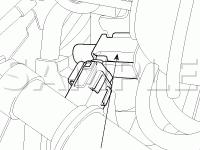 Engine Compartment Diagram for 2008 KIA Rondo EX 2.7 V6 GAS