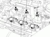 Engine Compartment Diagram for 2008 KIA Sedona LX 3.8 V6 GAS