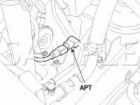 Engine Compartment Diagram for 2008 KIA Sedona  3.8 V6 GAS
